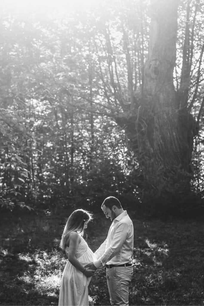 idee foto gravidanza complicità coppia