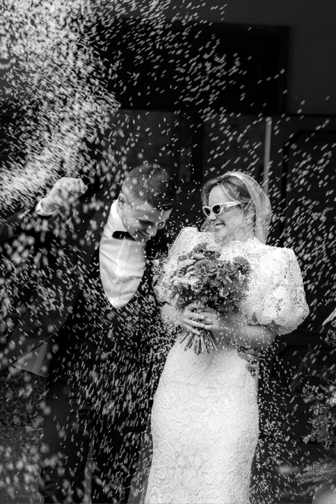 foto sposi bianco e nero